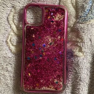 Cute glitter iPhone 11 case.